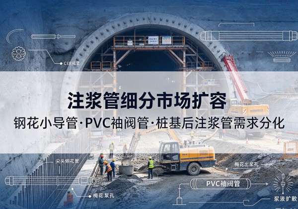 泊头注浆管细分市场扩容，隧道钢花小导管、PVC 袖阀管、桩基后注浆管需求分化